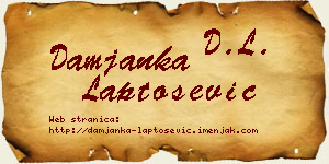 Damjanka Laptošević vizit kartica